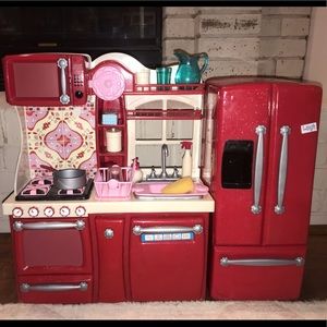 Our generation gourmet red kitchen